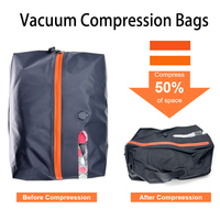 Sacs de compression réutilisables au design populaire pour les voyages avec sac de compression sous vide sans pompe, sac de voyage sous vide avec pompe