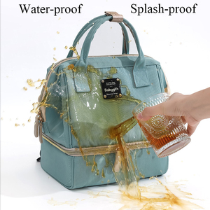 Bolso de mano personalizado para botella de bebé, <span class=keywords><strong>mochila</strong></span> con correa de hombro desmontable, separación en seco y húmedo, aislante, bomba de leche materna - Product Image 6