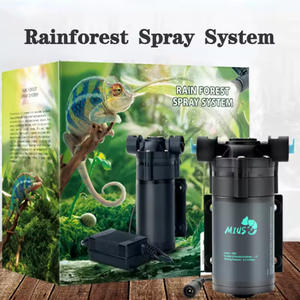 MIUS Geräuschloser Reptilien-Nebelgenerator, Befeuchtungs- und Kühlsystem, Bewässerungsgerät für Terrarien, Sprühvorrichtung, Vernebelungsset - Product Image 1