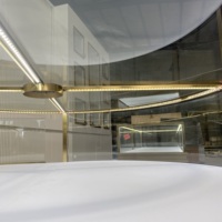 Bijouterie ronde de luxe Vitrine moderne Or Diamant Bijoux Présentoir en verre Comptoir Vitrines de table pour centre commercial