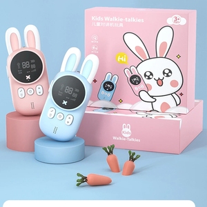 2024 talkie-walkie portable pour enfants Mini 2 voies USA Channel Band Hidden Power Storage Plug Vox Dimensions pour les jeunes - Product Image 4