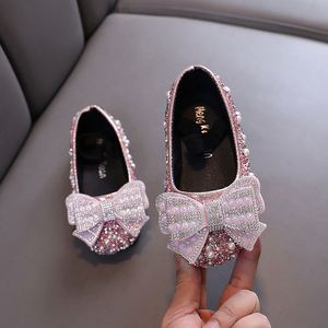 I-0482 Summer New Bow <b>Shoes</b> <b>Girls</b> <b>Princess</b> Single <b>Shoes</b> Dance Performance <b>Shoes</b> - Product Image 3