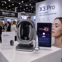 Analyseur de peau intelligent 3D X3 Pro, machine d'analyse de la peau numérique portable professionnelle, scanner de peau du visage