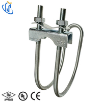 UTTERLY UTT13 Collier de fixation robuste pour tuyaux, type U, pour systèmes d'extinction d'incendie et systèmes de retenue sismique
