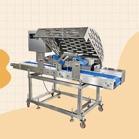 Machine à trancher la viande de hamburger automatique à grande capacité en acier inoxydable, à moteur, facile à utiliser pour un usage industriel