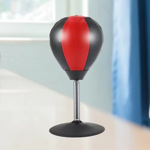 Mini Entrenador de Reflejos de <span class=keywords><strong>Boxeo</strong></span> de Escritorio Ajustable de PU, para el Hogar, Oficina, <span class=keywords><strong>Gimnasio</strong></span>, Alivio del Estrés, Práctica de <span class=keywords><strong>Boxeo</strong></span>, Bola de Velocidad - Product Image 6