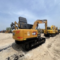 Excavatrices sur chenilles hydrauliques d'occasion Sany SY135C avec moteur Isuzu à vendre