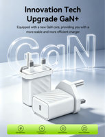 Layanan Satu Atap 2-Paket PD 20W USB Wall Charger dengan Kabel USB-C untuk Pengisian Cepat Laptop & Kamera