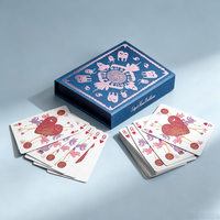Cartes à Jouer de Luxe Personnalisées Multicolores à Collectionner, Cartes de Poker avec Logo Personnalisé en Feuille d'Or, Fabricant Chinois pour Cadeau