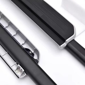 Land Rover Defender Aluminum Alloy Running Boards 110 130 <b>Screw</b> Fixing Foldable Black Silver Border Full <b>Set</b> - Product Image 2