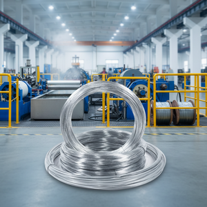 Горячеоцинкованная проволока из легированной стали 1-6 мм для строительных ограждений и канатов, стандарт AISI, бренд KAITAI - Product Image 1