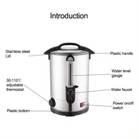 Meilleure Vente Prix Usine Logo Personnalisé Bouilloire Électrique Commerciale avec Protection Contre la Surchauffe pour Écoles et Hôpitaux