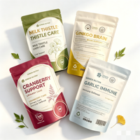 Sachets personnalisés imprimés écologiques refermables mats avec fermeture éclair pour emballage alimentaire et sachets de thé