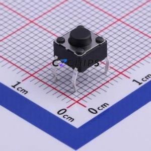 DTS-62K-S-V Tactile Switch Through hole Component THT-4P,12x12mm Switch Single Pole Single Throw Round Button Through Hole 12mm - Product Image 1