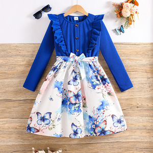 slim fit dress slacks Summer Loving Girls Reine Dress Bouquet Floral / Y/6