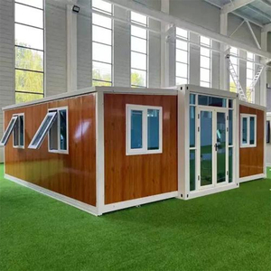 20ft 40ft Prefab Plegable Tiny Fold House Contenedor expandible Dormitorio Casas Panel sándwich Edificio de oficinas Centro comercial Hotel - Product Image 2