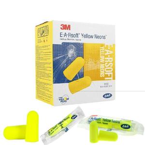 سدادة أذن 3 م سدادة أذن للاستعادة البطيئة 3 م سدادة أذن صفراء نيون غير مبطنة للاستخدام مرة واحدة 33 ديسيبل - Product Image 4