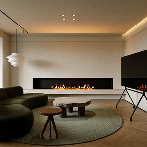 Chimenea de Bioetanol Inno-Fire de 72 Pulgadas, Chimenea Inteligente para el Hogar - Product Image 3