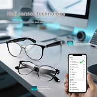 Lunettes Intelligentes IA Tendance 2026 avec Commutation Automatique et Charnière à Ressort Métallique pour Écouter de la Musique et Passer des Appels