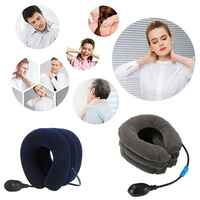 Appareil de traction cervicale pneumatique, coussin de massage gonflable pour le cou, dispositif de soutien orthopédique, collier de soulagement de la douleur