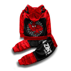 Disfraz Casual Rojo <span class=keywords><strong>de</strong></span> Spiderman para Niños Cosplay Traje <span class=keywords><strong>de</strong></span> Spider Man para Bebé con Patrón Sólido - Product Image 6