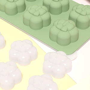 Moule à glace créatif en silicone réutilisable et portable, motif fleur, 6 compartiments, pour la fabrication de glaces toute l'année - Product Image 4