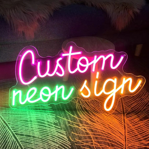 Letrero de Neón Iluminado con Logotipo Personalizado para Decoración de Bodas, Letrero LED Programable de Alto Brillo - Product Image 1