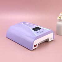 Lampe à ongles UV LED professionnelle haute puissance 128W sans fil rechargeable, séchage rapide du vernis gel avec capteur automatique