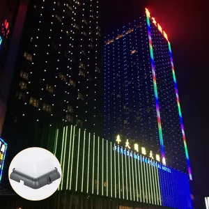 Led Pixel Lamp RGB Color Point Lights Paisagismo Spot Scene Pixel Light Building Contour Lamp Iluminação Decorativa