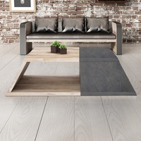 Plateau de service à thé en mélamine, acajou, noir acajou, Table de thé moderne, meuble de salon en porcelaine, Table basse, finition en bois, panneau en bois