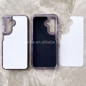 Khói Trường Hợp Với Nhung Tùy Chỉnh 3 Trong 1 360 Đầy Đủ Bìa Chống Sốc Trống Thăng Hoa Điện Thoại Bìa Đối Với Samsung A07 A17 - Product Image 2