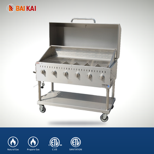 Equipo de Cocina Comercial Core <span class=keywords><strong>Pro</strong></span>, Parrilla de Gas de Acero Inoxidable para Exteriores con Fácil Limpieza para Servicios de Alimentos - Product Image 2