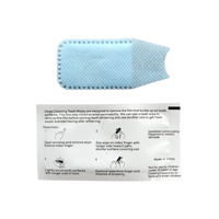 Toallitas Desechables de Tela para Blanqueamiento Dental, Diseño Clásico, Sabor a Menta, Cepillo de Dedo, Curado Rápido, Fácil Remoción, para Salón Dental FBU