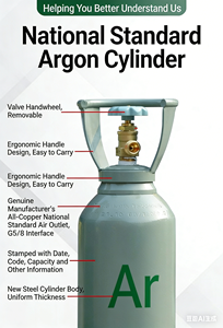 Bouteille de gaz industrielle Chun Miao 99,999 % 5N avec <span class=keywords><strong>bouchon</strong></span> et poignée, haute sécurité, multi-gaz (argon, azote, oxygène, CO2), 15 MPa - Product Image 6