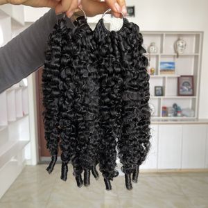 Factory Human Hair Natural Deep Water Wave Burmese <b>Curly</b> Afro Kinky Jerry Crochet Hair <b>Extensions</b> Braiding High Quality - Product Image 1