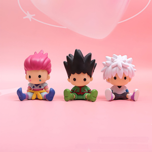 H7CM 6 piezas=1 set Lindas Figuras de PVC de Personajes de <span class=keywords><strong>HUNTERxHUNTER</strong></span>, Figura de Acción Decorativa de Dibujos Animados para Fans del Anime - Product Image 2
