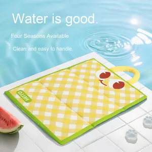 Alfombrilla refrescante para mascotas de nuevo diseño 2025 para el verano, alfombrilla gruesa para cama, sensación para gatitos y perros, escalones para dormir - Product Image 1