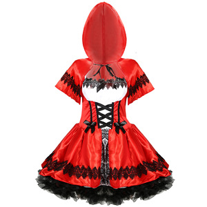 Disfraces de Halloween para mujer, vestido de juego de rol, disfraz de Caperucita Roja, uniforme de juego - Product Image 2