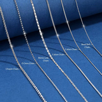 Collier chaîne à maillons en argent sterling 925 plaqué rhodium italien CDE Original Jewelry pour filles, idéal pour un cadeau de mariage