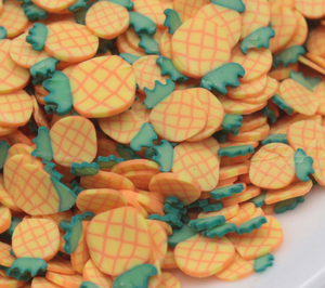 Morceaux de tranches de fruits de fraise en argile polymère, 1000 gpolymère, accessoires pour Slime et Nail Art, 50 pièces - Product Image 4