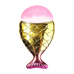 Marque privée Pinceau pour poudre de fond de teint Cheveux synthétiques Graisse Queue de poisson Nail Art Poudre anti-poussière - Product Image 6