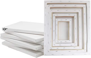 Tela Bianca Professionale su Telaio in Legno di Pino, Dimensioni Personalizzabili, per Disegno e Pittura, Scuola, Casa, Bar - Product Image 5