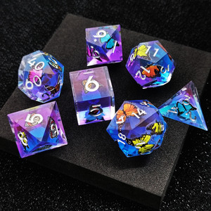 שרף קוביה באיכות גבוהה שקוף דציף rpg cthulhu אביזרים משחק קוביות קוביות D & d שרף קוביות - Product Image 2