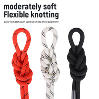 Corde d'escalade en gros HBC, certifiée UIAA CE, pour travaux en hauteur, sécurité, descente rapide, corde statique en nylon, roche, 30KN