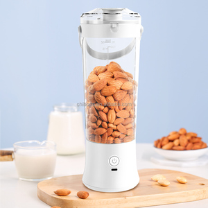 핫세일 500ml 단백질 쉐이커 전동 충전식 방수 핸드 블렌더 스무디 메이커 휴대용 USB 블렌더 차량용 - Product Image 1