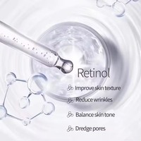 OEM ODM Marque distributeur Formule coréenne Anti Agin Rétinol 2.5% Vitamine C Sérum avec extrait de plante Sérum Rétinol Liquide Visage Femme