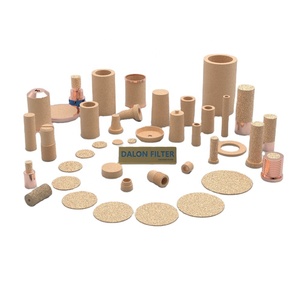 Thiêu kết xốp kim loại bột đồng thau đồng bộ lọc cho độ ẩm cảm biến thăm dò - Product Image 1