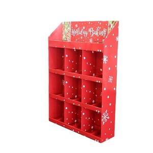 超市商店纸板支架展示架圣诞礼品促销展示架 - Product Image 2