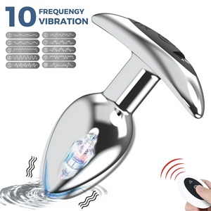 Kablosuz Uzaktan Kumandalı <span class=keywords><strong>Anal</strong></span> Plug Çok Frekanslı Titreşim Erkekler Kadınlar Unisex Su Geçirmez IPX7 Masaj Cihazı Samimi Kullanım - Product Image 1