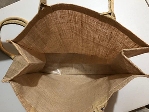 Wholesale Custom High Quality Large Eco Cotton Linen Handbags Hessian Hemp <strong>Jute</strong> Grocery Shopping Burlap <strong>Tote</strong> <strong>Bags</strong> - Product Image 3